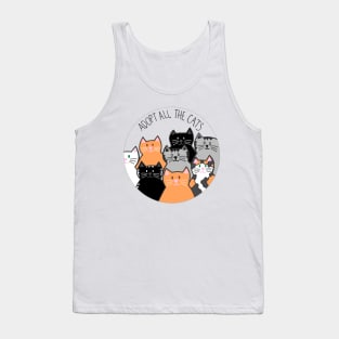 Adopt All The Cats Tank Top